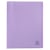 Protège-documents en polypropylène semi rigide Chromaline Pastel 80 vues - A4 - Mauve - x 10 - Exacompta