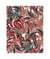 Tissu viscose imprimé cachemire de 150 cm de largeur CACHEMIRE ROUGE vendu par 50 cm