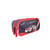 Trousse double Phileas – Bleu/Rouge – VOITURE – 2 compartiments