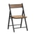 SoBuy FST88-PF Chaise Pliante Robuste en Bois et Métal Chaise Visiteur Chaise Pliable Style Industrie