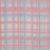 Tissu Viscose Digital Carreaux batik Saumon sur fond Blanc
