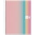Cahier - A4 - Spirales - Petits carreaux - Polypro - 120 pages perforées - Arc-en-ciel