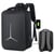 Sac À Dos Ordinateur 15 Pouces Étanche Avec Port USB Grande Capacité Noir YONIS