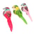 Oiseaux déco 9,3 x 3 x 2,7 cm 3 pièces