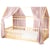 Set double ciel de lit cabane en gaze de coton DUO