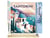 Peinture par Numéro Figured'Art - Affiche Vintage Santorin - Kit de Loisir Créatif DIY Numéro d'Art Complet - 40x50cm toile roulée + châssis en bois à monter