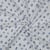 Tissu Double gaze de Coton Petites Fleurs Bleues sur fond Blanc