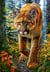 Puzzle 1500 pièces - Lion des Montagnes dans la Forêt - Castorland