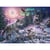Puzzle xxl famille de loups se promene dans la foret au clair de lune - 150 pieces - ravensburger - 129089