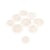 Bouton bio résine 4 trous blanc