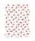 Tissu coton enduit cerise de 160 cm de largeur 0001 Blanc vendu par 50 cm