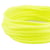 Bobine 50m Cordon damier polyester 5mm jaune fluo
