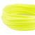 Bobine 50m Cordon damier polyester 5mm jaune fluo