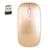 Souris Sans Fil 2.4GHz 1600DPI Réglable Optique Silencieuse Or Or YONIS