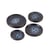 Lot de 3 boutons costume bleu marine