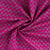 Tissu Voile de Coton Buti Turquoise sur fond Magenta fuschia