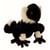 Peluche lémurien noir 22 cm - wild planet - k7968