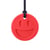 Smiley à mâcher ARK® - rouge - Jouet et Outil de mastication conçue pour enfants - Jouet créatif et éducatif