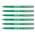 Lot de 6 stylos feutres permanents - ARTLINE - Pointe 0,4 mm - Vert