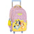 Sac à dos à roulettes Bluey Stickers 44 CM - 2 compartiments