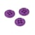 Bouton 4 trous nylon recylé violet lilas 11mm