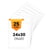 25 passe-partout - Blanc - 24x30cm - Photo 15x20cm - Pour cadre - Encadrement