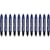 Lot de 12 marqueurs permanents double pointe - PENTEL - Bleu - Tracé 0,3 mm et 1,2 mm