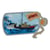 Les Dents de la Mer - Pin's Les Dents de la Mer 50th Anniversary Ship in Bottle