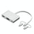 Câble HDTV 3 En 1 Pour Écran HD Mobile Compatible iOS Android Blanc YONIS