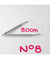 Aiguilles à tricoter circulaires Aluminium 2mm à 10mm X 80 cm - Rico Design taille n°8