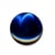 Bouton en forme de Bonbon couleur Marine 13mm