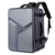 Sac À Dos Ordinateur Grande Capacité Imperméable Avec Port USB Argent YONIS