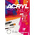 Bloc - Acrylique - Gouache - A5 - 15 feuilles 285g - Blanc - Clairefontaine - Acryl Pad