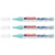 Lot de 3 marqueurs peinture acrylique pointe ronde 2-3 mm - EDDING - Bleu Pastel