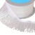 Frange irisée 65mm blanc au mètre