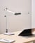 Lampe de Bureau LED Argentée avec Bras Réglable Professionnelle Variateur CCT Mode Température de Couleur