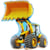 Ballon Aluminium Hélium Géant - Bulldozer 62 cm