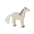 Figurine Holtztiger Cheval tête haute crinière grise