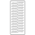 Planche de stickers peel off doré "Sincères félicitations"