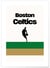 Affiche Boston Celtics - Design minimaliste | A3 : 29,7x42cm