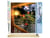 Peinture par Numéro Figured'Art - Lanterne sous le porche - Kit de Loisir Créatif DIY Numéro d'Art Complet - 40x50cm toile roulée + châssis en bois à monter