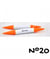 Aiguilles à tricoter circulaires plastique de 12 à 20 mm X 80 cm - Gründl 20 Orange