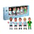 Pack Figurines Minix 7cm - Argentine - Coupe du Monde - Messi, Alvarez, Mastantuono, Lautaro, Dibu