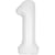 Ballon Géant Blanc Mat - Chiffre 1