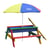 AXI Table sable et eau NICK Arc en ciel avec parasol Arc en ciel 90x80x56cm - Axi House - Bleu