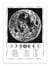 Affiche 30 x 40 cm - Moon map - Alex Foster