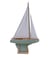 Voilier Le Beajour vert d'eau 40cm - Maison Tirot