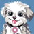 LUC - Kit canevas Soudan Chien 25x25cm