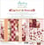 Pochette de 13 feuilles recto verso Rust and rose MINTAY