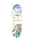 Pelote de laine Luxury HAND-DYED HAPPINESS DK - 100GR - Rico Design 001 Ecru-bleu